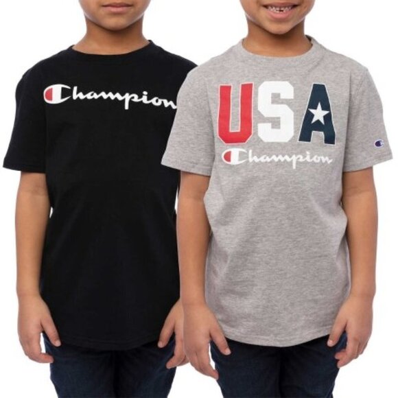 NWT - (2-pack) Champion Youth t-shirts - Size M - Picture 1 of 4